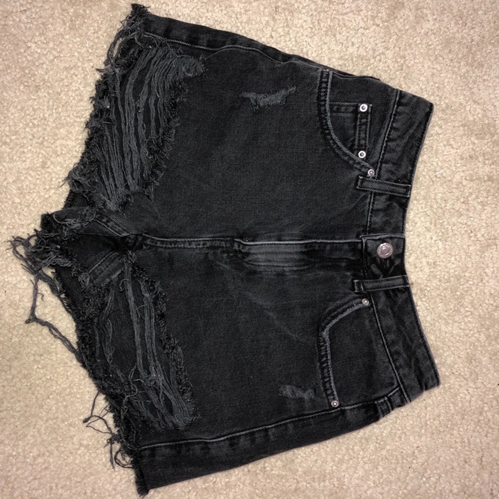 TopShop Moto mom jean short distressed - Picture 4 of 6